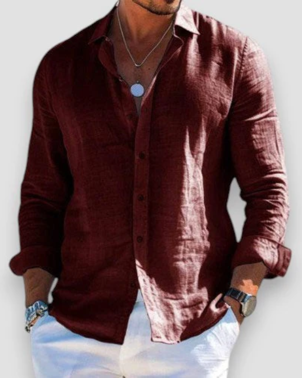 Casual Linen Shirt for Men