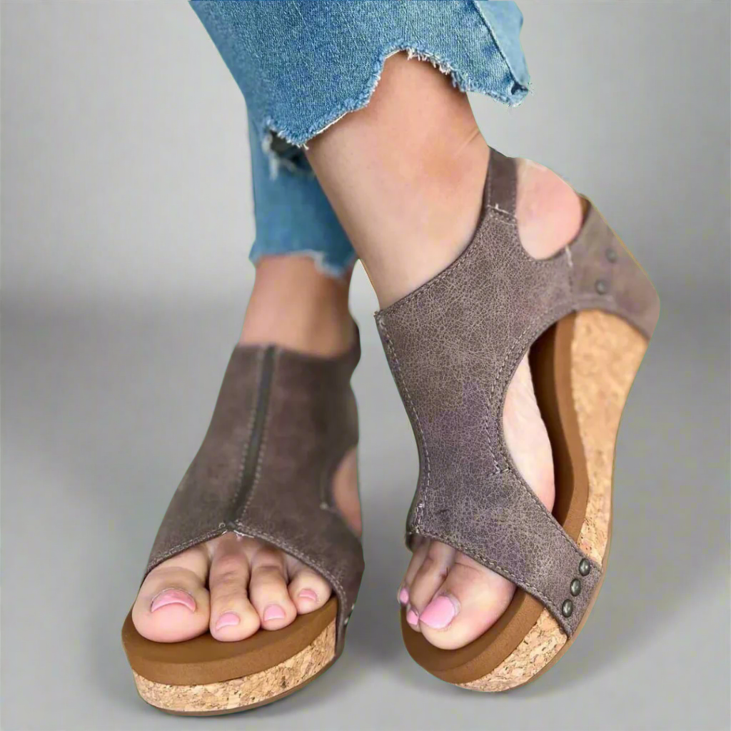 Ergonomic Leather Comfort Sandals