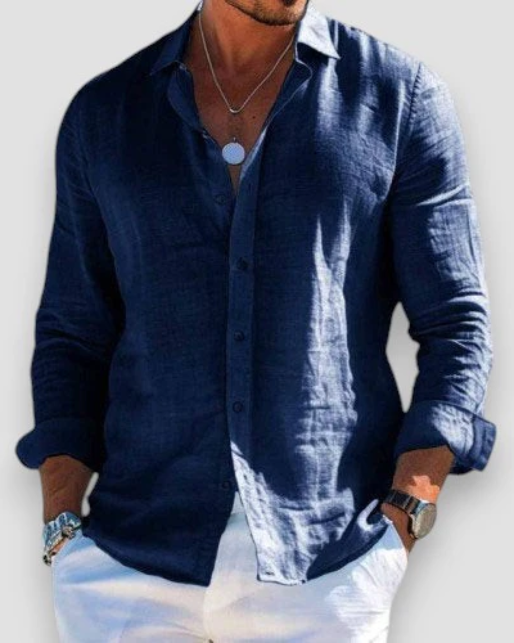 Casual Linen Shirt for Men