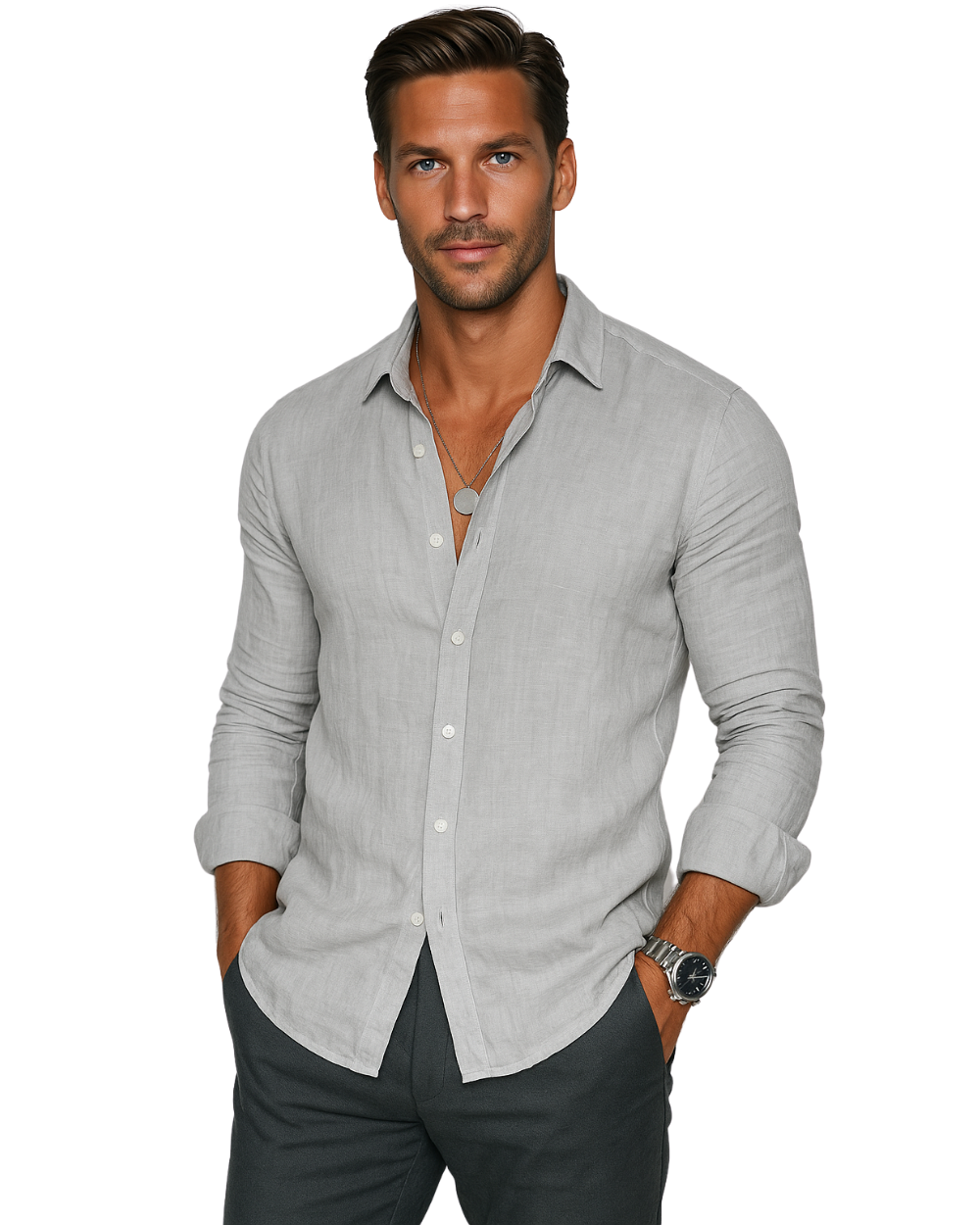 Casual Linen Shirt for Men