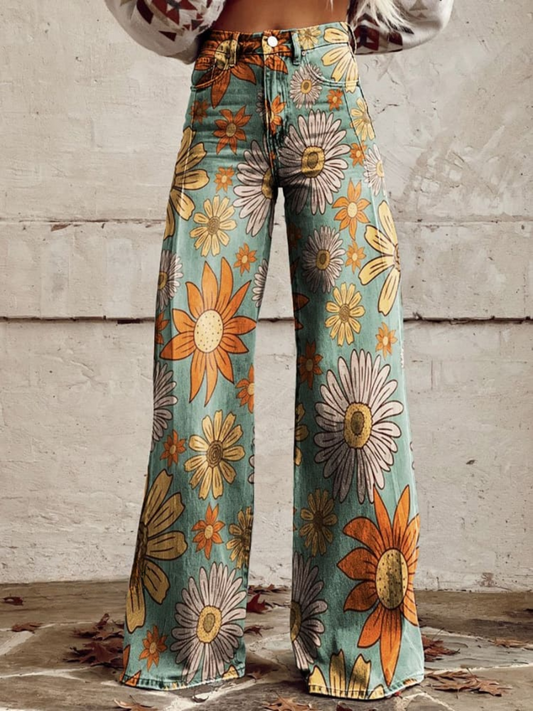 Aurelia Floral Revival Pants for Women