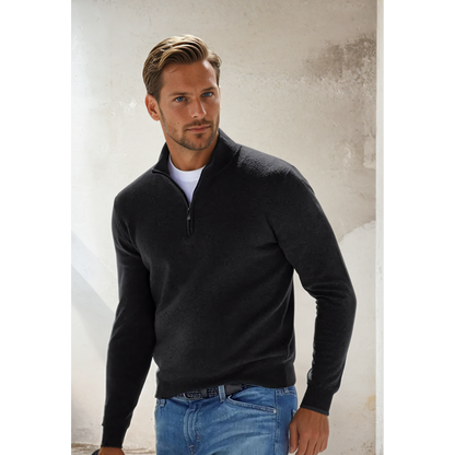 Classic Half-Zip Sweater for Men