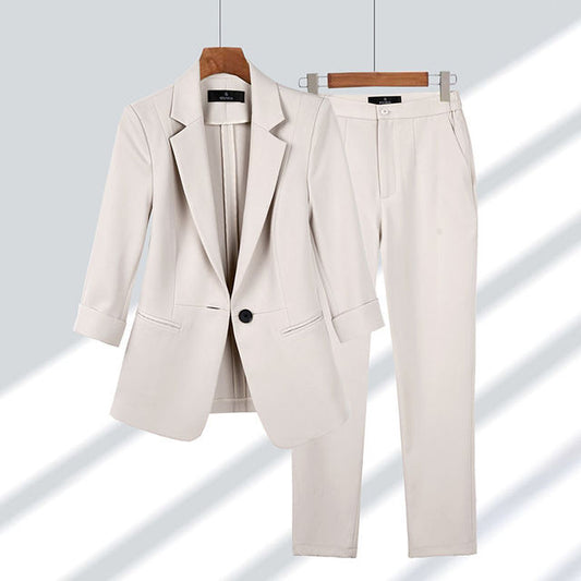 Two-Piece Blazer and Pant Set