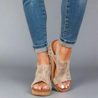 Ergonomic Leather Comfort Sandals