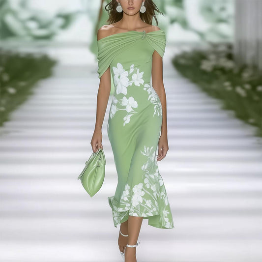 Fresh Short Sleeve Maxi Dress
