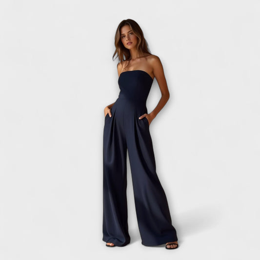 Sleek Strapless Jumpsuit for Women