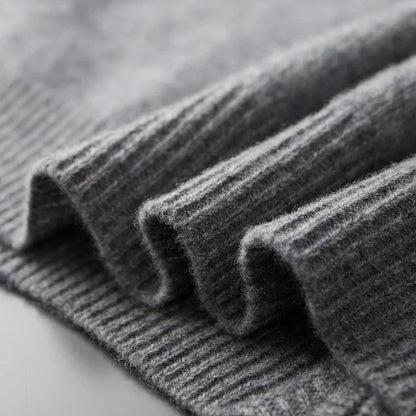 Refined Cashmere Zip Knit for Men