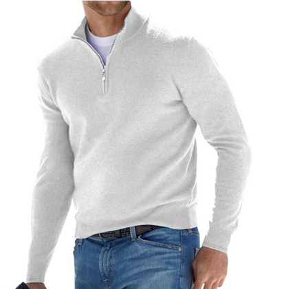 Classic Half-Zip Sweater for Men