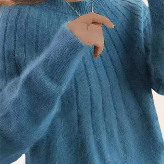 Anna | Fluffy Knit Sweater
