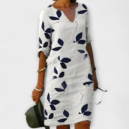 Nature Inspired Print Dress for Women