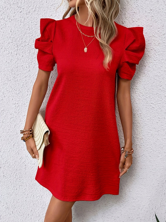 Grace Puff Sleeve Midi Dress for Women
