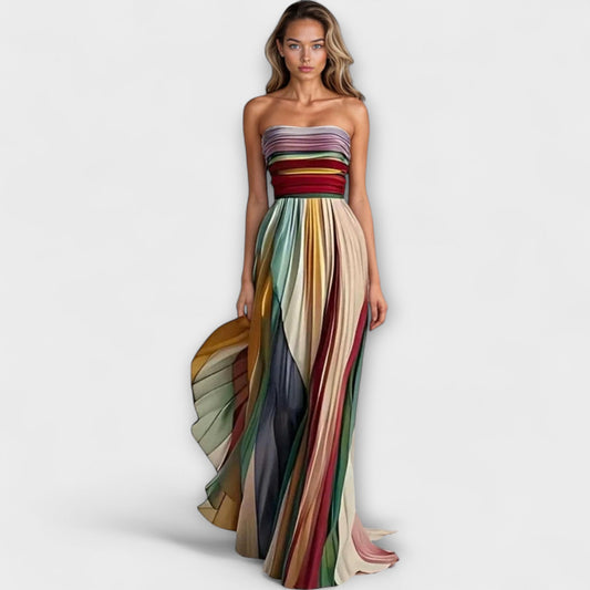 Colorful Sleeveless Dress for Women